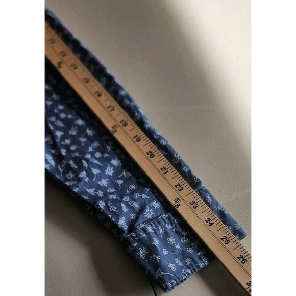 NWT Bonobos Mens Slim Fit Stretch Button Up Shirt Long Sleeve Blue Floral Size L - Picture 9 of 11